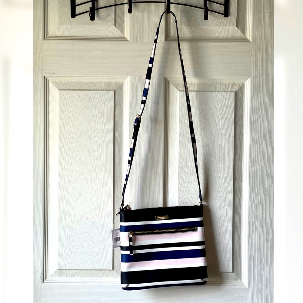 Kate Spade New York Cruise Stripe Rima Laurel Way Crossbody Bag